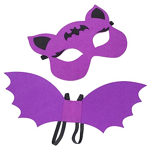 VALICLUD 1 Satz Fledermaus Maske kinderkostüme halloween kinderkostum halloween faschingkostüme Kinderfeenflügel tierische Maske Party-Fledermaus-Maske Fledermausmaske für Vlies von VALICLUD