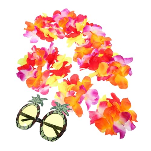 VALICLUD Komplettes Hawaii-party-set Party-dekorationen Blumen-stirnband Armband Kostüm-zubehör Tropisches Thema von VALICLUD