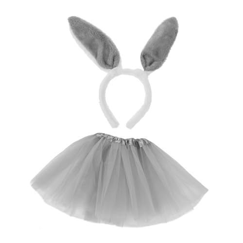 VALICLUD 1 Satz Osteranzug -Bunny-Outfit für Mädchen Tier Tutu Rock Hasenkostüm für Halloween kinderkleider kinderkleidung Ostern-Cosplay-Uniform Parteiuniform Acetat von VALICLUD