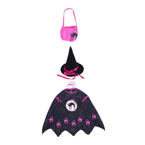 VALICLUD 1 Set Hexenkostüm Für Mädchen Kleidung Dekoration Halloween Kostüme Zubehör Für Mädchen Hexendekor Kleid Bekleidung Outfits Für Mädchen Cosplay Zubehör Vliesstoff von VALICLUD