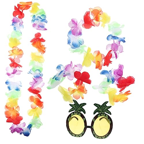 VALICLUD 1 Set Party-Armband Neuheit Ananas Sonnenbrille Hawaii Stil Sonnenbrille Hawaii Thema Party Favor Girlanden für Dekor Tropisches Stirnband Hawaii Party Supplies Luau Party Kunststoff von VALICLUD