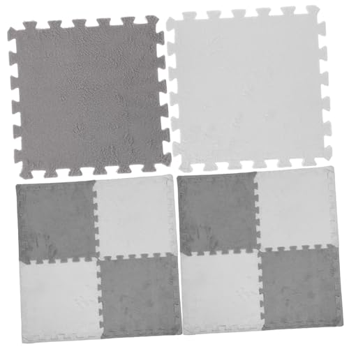 VALICLUD 10 Stück Teiliges Puzzle Spielmatte aus Weichem Kuscheligem Schaumstoff rutschfeste Krabbeldecke für Kleinkinder Komfortable Tragbare Bodenmatte Weiß Hautfreundlich und Sicher VALICLUD 10 Stück Teiliges Puzzle Spielmatte aus Weichem Kuscheligem Schaumstoff rutschfeste Krabbeldecke für Kleinkinder Komfortable Tragbare Bodenmatte Weiß Hautfreundlich und Sicher von VALICLUD