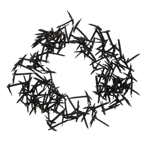 VALICLUD 100 Stück Teiliges Simulation Krähenklauen Kunststoff Zubehör für Krähen Bastelmaterial für Realistische und Kreative Vogelfiguren VALICLUD 100 Stück Teiliges Simulation Krähenklauen Kunststoff Zubehör für Krähen Bastelmaterial für Realistische und Kreative Vogelfiguren von VALICLUD