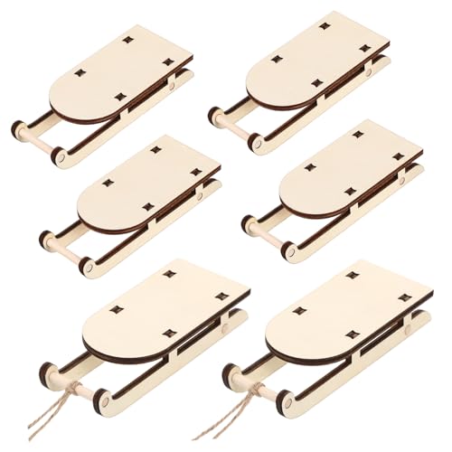 VALICLUD 12 Stck. Teiliges Mini Holzschlitten Handgefertigte Tischdeko für Weihnachten Verarbeitung Warme Festtagsatmosphäre als für Büro Sowie Wohnraumdekoration VALICLUD 12 Stck. Teiliges Mini Holzschlitten Handgefertigte Tischdeko für Weihnachten Verarbeitung Warme Festtagsatmosphäre als für Büro Sowie Wohnraumdekoration von VALICLUD