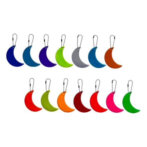 VALICLUD 14 Stück Teiliges Reflektierendes Schlüsselanhänger Mondmotiv Kleine Anhänger mit Ketten für Rucksack schulranzen Verbesserte Sichtbarkeit bei Dunkelheit Vielseitig Einsetzbar für VALICLUD 14 Stück Teiliges Reflektierendes Schlüsselanhänger Mondmotiv Kleine Anhänger mit Ketten für Rucksack schulranzen Verbesserte Sichtbarkeit bei Dunkelheit Vielseitig Einsetzbar für von VALICLUD