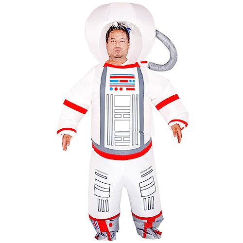 VALICLUD 1Stk Aufblasbare Kleidung für Astronauten karnevalskostüme erwachsene faschingskostüme für erwachsene Buzz-Kostüm Astronautenparty Raumanzug Cosplay-Kleid Bühnenkleidung Weiß von VALICLUD