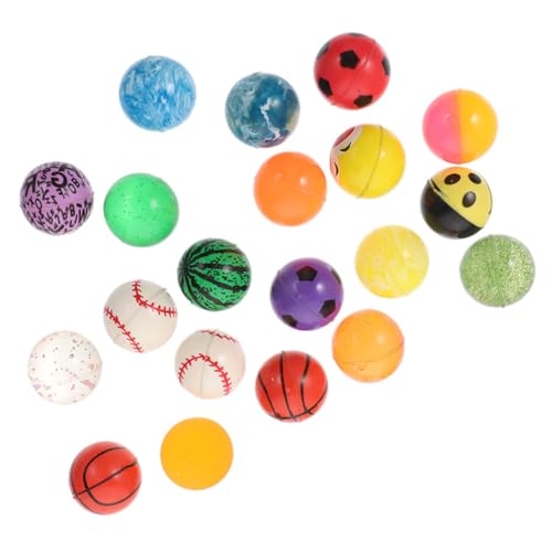 VALICLUD 20 Stück Teiliges Bunte Gummibälle Elastische Hüpfbälle für Stressabbau und Spiel Sichere Runde Sprungbälle aus Gummi für Jungen und Mädchen Partyspaß VALICLUD 20 Stück Teiliges Bunte Gummibälle Elastische Hüpfbälle für Stressabbau und Spiel Sichere Runde Sprungbälle aus Gummi für Jungen und Mädchen Partyspaß von VALICLUD