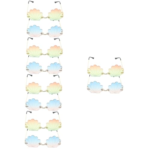 VALICLUD 5 Stück Sonnenbrille Brillen Mujer Sol Fun Brille Brille Mode Brillen für Frauen Trendige Brille Randlose Brille Gafas Mujer Sol Fun Brille Brille Party Brille für Erwachsene von VALICLUD