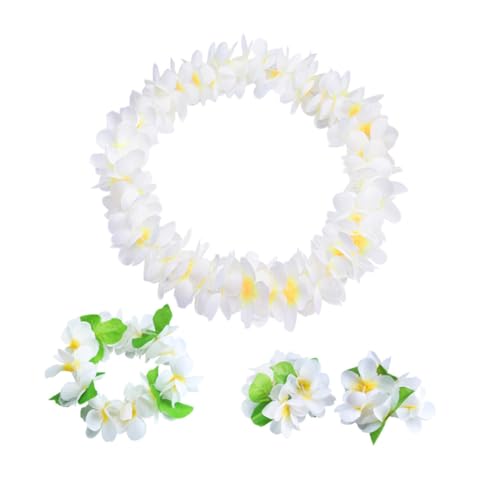 VALICLUD 8st Girlande-anhänger Hawaii-kranz Kranz Armband Abschlussfeier Dekorationen Hawaiianische Blumenkette Kranz Haarband Tanzende Girlande Blumenarmband von VALICLUD