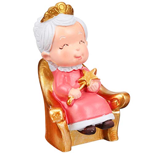 VALICLUD Älteres Paar Figur Oma Kuchen Topper Großeltern Torte Topper Tortenfigur Kuchendeckel Tortendeko Desktop Ornament für Valentinstag Jubiläum Party Dekoration von VALICLUD