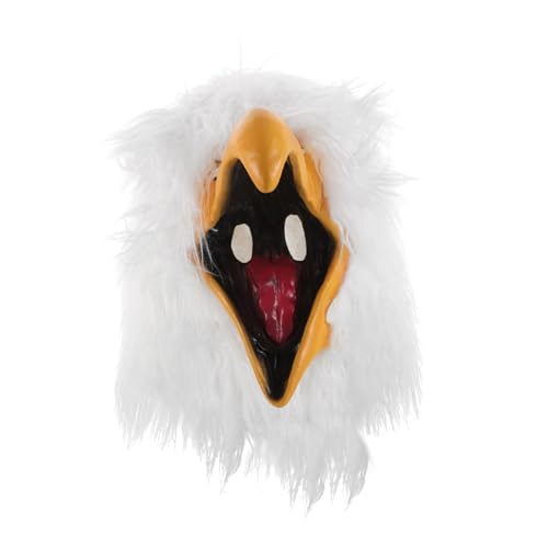 VALICLUD Realistische Adler-kopfmaske für Halloween-partys für Erwachsene Plüschtier-kopfbedeckung Einzigartige Maske Festival-anzieh-maskenball-requisite von VALICLUD