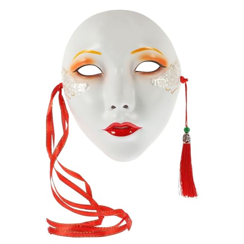 VALICLUD Antike Maske Halloween Maske Die Maske Dämon Maske Venezianische Komödie Maske Cosplay Masken Realistische Horror Maske für Erwachsene Streich Maske Dekor Maske Prop Prom Maske Kunststoff von VALICLUD