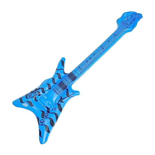 VALICLUD Aufblasbare Gitarre Dekoratives Partyinstrument für Rock Mottopartys Leicht und Tragbar Accessoire für Erwachsene Geschenkidee für Musikliebhaber VALICLUD Aufblasbare Gitarre Dekoratives Partyinstrument für Rock Mottopartys Leicht und Tragbar Accessoire für Erwachsene Geschenkidee für Musikliebhaber von VALICLUD