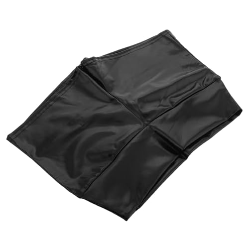 VALICLUD Bühnenleistungshorts Mini-shorts Festival-outfit Metallic-shorts Tanzhosen Für Mädchen Frauen Shorts Heiße Shorts Für Damen Kurze Hosen Für Frauen Party-shorts Pu-leder Black von VALICLUD