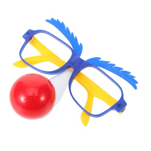 VALICLUD Clown-brille Rave-brille Schlüsselanhänger Accessoires Für Damen Zubehör Für Puppenhäuser Kleine Kombinationsschlösser Girlandenlichter Im Freien Lichterketten Ammer Glühen Plastik von VALICLUD