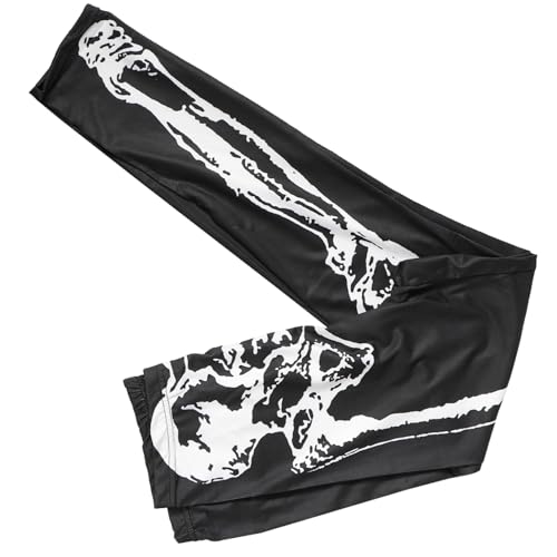 VALICLUD Damen Halloween Leggings Bequeme Workout Hosen Mit Gruseligen Motiven Ideal Für Sport Und Halloween Feiern Stretchmaterial Verschiedenen Größen Erhältlich von VALICLUD