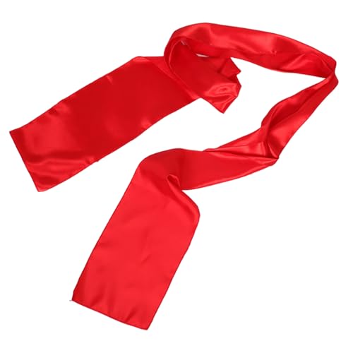 VALICLUD Dressing Props Satin Schärpe Für Cosplay Folk Produkte Halloween Kostüm Schärpe Halloween Schärpe Für Kostüme Kostüm Rot Seide Tuch von VALICLUD