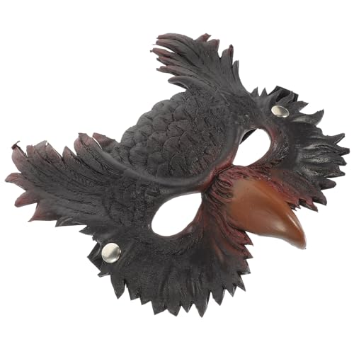 VALICLUD Eule Neuheitsmaske Tierkostüm Wolf Cosplay-Maskenornament halloween hallowen masks lustige tier masken faschings masken Maske für Festival Tiergesichtsmaske Vlies von VALICLUD