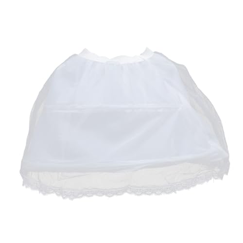 VALICLUD Fischgräten-futter Rock Kleid Unterrock Kleid Petticoat Unterrock Elegante -tops Für Damen Mädchen Unterrock Petticoats Für Damen Frauen Petticoat Unterwäsche Nylon Weiß von VALICLUD