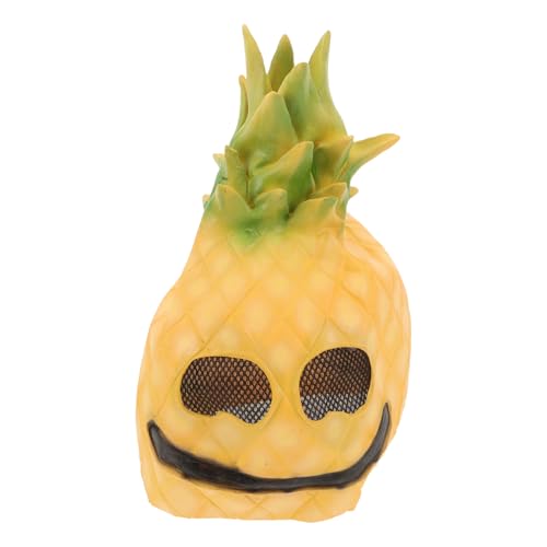 VALICLUD Fruchtmaske Cosplay-partyhut Luau-party-stirnbänder Kopfschmuck Aus Früchten Maskerademasken Party-haarbänder Fruchthaarbänder Ananaskostüm Für Kinder Emulsion Yellow von VALICLUD