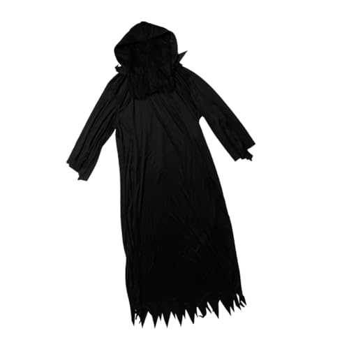 VALICLUD Halloween Cosplay Kostü Schwarze Robe Für Erwachsene Unisex Perfektes Outfit Für Halloween Partys Und Kostümevents von VALICLUD