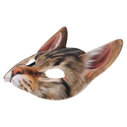 VALICLUD Halloween Katzenmaske Cosplay Halbes Gesicht Katzenmotiv Unisex Karneval Masquerade Ball Kostümmaske aus EVA und Stoff Langlebig für Party und Fest VALICLUD Halloween Katzenmaske Cosplay Halbes Gesicht Katzenmotiv Unisex Karneval Masquerade Ball Kostümmaske aus EVA und Stoff Langlebig für Party und Fest von VALICLUD