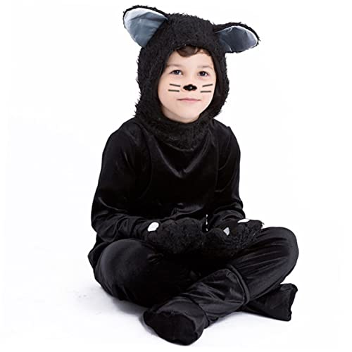 VALICLUD Halloween Kinder Cosplay Kostüm Lustiges Rollenspiel Outfit Kreative Performance Kleidung Gruseliges Kostüm Größe L von VALICLUD