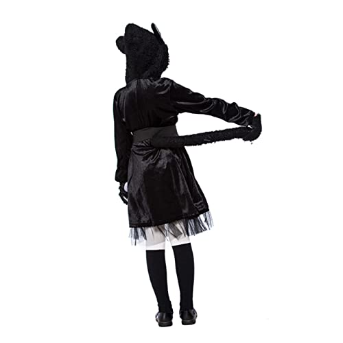 VALICLUD Halloween Kostü Für Lustiges Katzen Cosplay Outfit Kreative Performance Kleidung Ohne Socken Größe S Ideal Für Halloween Feiern Und Karneval von VALICLUD