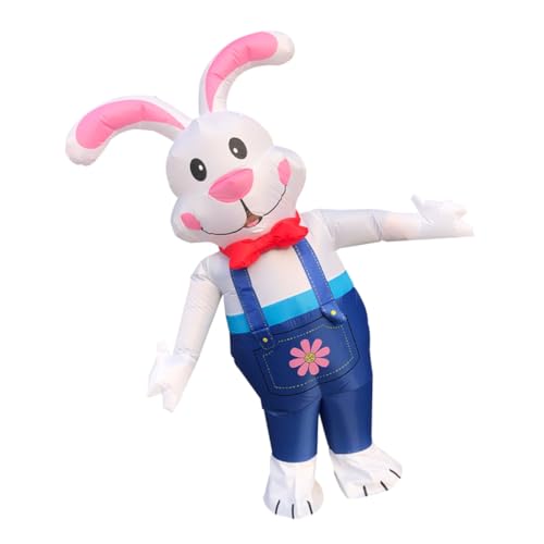 VALICLUD Hasen-Kostüm zum Aufblasen inflatable costume hasenkostüme die festu ostergeschenk für festoon Kostüme für Erwachsene Osterhase aufblasbares Hasenkostüm Kaninchen-Ankleidekostüm von VALICLUD