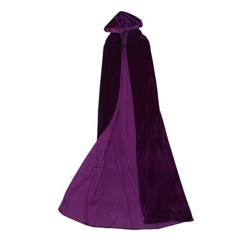 VALICLUD Halloween Kind Reversible Cape Mantel Frauen Schwarz Cape für Kostüm Cosplay Prop von VALICLUD