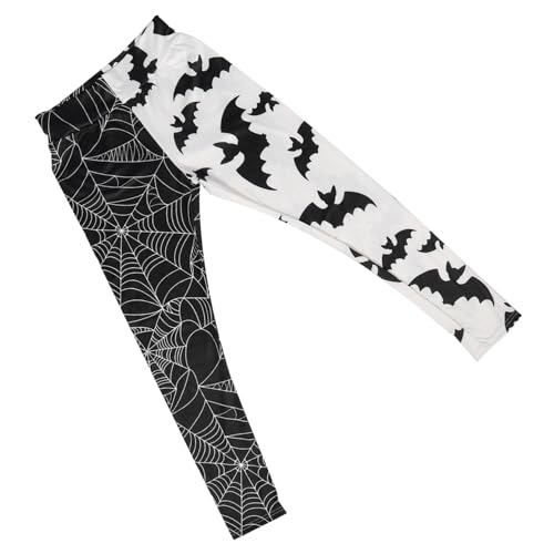 VALICLUD Leggings Mit Halloween-thema Spinnennetz-leggings Halloween-party-versorgung Halloween Elastische Leggings Halloween-yogahose Leggings Für Damen Damen-leggings Yoga-hose Polyester von VALICLUD