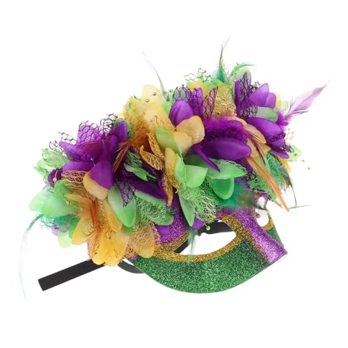 VALICLUD Masquerade Ball Halbgesichts Maske Damen mit Auffälliger Federdekoration Vielseitig für Kostümparty Karneval Bühnenauftritte Langlebig Stilvolles Party Accessoire VALICLUD Masquerade Ball Halbgesichts Maske Damen mit Auffälliger Federdekoration Vielseitig für Kostümparty Karneval Bühnenauftritte Langlebig Stilvolles Party Accessoire von VALICLUD