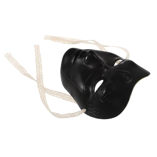 VALICLUD Mechanische Maske Make Up Pinsel Gesichtsmaske Vollgesichts Maskenmaske Halloween Maskenmaske Herren Maskenmaske Aus Schwarzem Kunststoff von VALICLUD