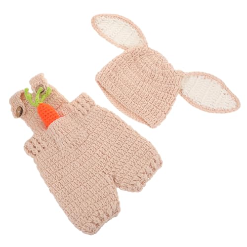 VALICLUD Outfits Requisiten &Amp; Karotte Und Hase Handgefertigt Perfekter Strampler Bezauberndes Gestricktes Fotoshooting Outfit – Für Häkeldesign Strickoveralls Jungen VALICLUD Outfits Requisiten &Amp; Karotte Und Hase Handgefertigt Perfekter Strampler Bezauberndes Gestricktes Fotoshooting Outfit – Für Häkeldesign Strickoveralls Jungen von VALICLUD