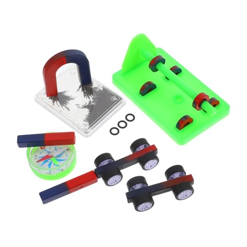VALICLUD Physik Magnet Experiment Set für Grundschule Vielseitiges Magnetset mit Starken Magneten Lernspielzeug für Wissenschaftsunterricht und Experimentieren zu Hause VALICLUD Physik Magnet Experiment Set für Grundschule Vielseitiges Magnetset mit Starken Magneten Lernspielzeug für Wissenschaftsunterricht und Experimentieren zu Hause von VALICLUD