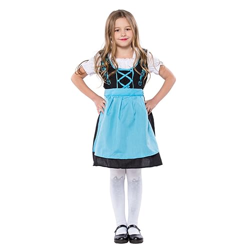 VALICLUD Rollenspielkostüm Für Kinder Dirndlkleid Mädchen Outfit Für Mädchen Kinderkleidung Für Mädchen Kostüme Für Mädchen Kellnerin Kostüm Für Mädchen Cosplay-kleid Mädchen Kleider von VALICLUD