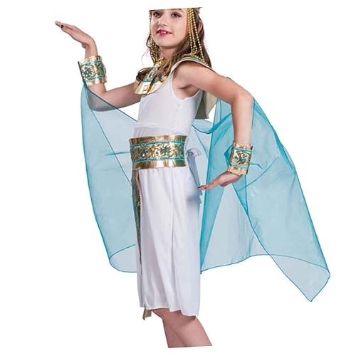 VALICLUD Rollenspielzubehör Ballkleider für Kinder Prinzessin verkleiden Ägypten-Königin-Kostü für ädchen Kinderkostüme Prinzessinnen-Outfit Cosplay-Zubehör Bühnenkostü für Kinder von VALICLUD