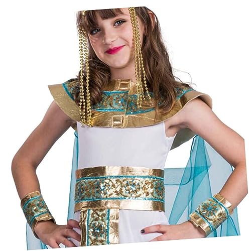 VALICLUD Rollenspielzubehör Zubehör Für Rollenspiele Für Kinder Cosplay-kleid Für Mädchen Königin Kostüm Für Kinder Ägypten-königin-kostüm Für Mädchen Kostüme Für Mädchen Kinderpartykostüm von VALICLUD