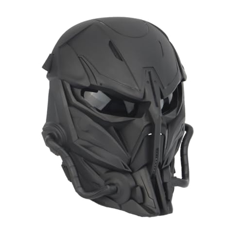 VALICLUD Science Fiction Vollgesichtsmaske Für Cosplay Und Outdoor Spiele Taktische Gesichtsmaske Im Schädel Design Ideal Für Halloween Und Rollenspiele Coole Maske Für Herren Und Damen von VALICLUD