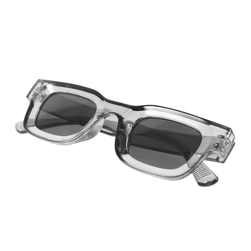 VALICLUD Sonnenbrille Augenbrille Coole Brille Partybrille für Frauen Modische Brille Disco Partybrille Kunststoff Grau von VALICLUD