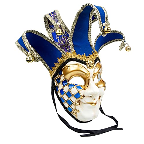 VALICLUD Venezianische Maske Halloween-masken Für Erwachsene Halloween-partyzubehör Maskerade Maskenstütze Gesichtsbedeckungen Für Männer Festival-accessoire Cosplay-maske Plastik von VALICLUD