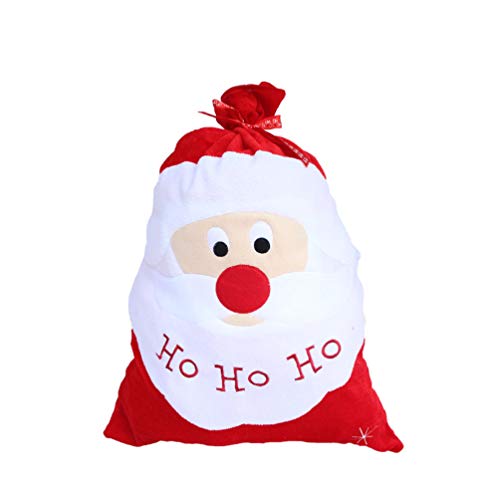 VALICLUD Weihnachten Goody Bag Weihnachten Behandeln Tasche Santa Vlies Sack Weihnachtsbonbontüte Weihnachtslieferungssack Weihnachten Santa Sack Weihnachts-Einkaufstasche Groß Geschenk von VALICLUD