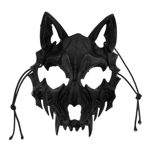 VALICLUD Werwolf Maske Halloween Dekor Halloween Maske Gesichtsmasken Gesichtsbedeckung Halloween Tiermaske Party Cosplay Maske Wolf Design Maske Neuartige Maske Tiere Maske Kostüm Zubehör Kunststoff von VALICLUD