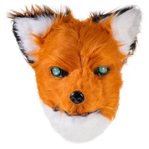 VALICLUD Wolfsmaske Fuchsmaske Halloween-Gesichtsmaske Tiermaske Kostüm-Requisite Für Halloween von VALICLUD