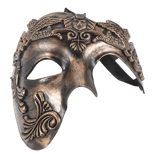 VALICLUD halloween masken halloweenmaske masken für halloween venezianische masken Maskerade-Maske venezianische Hälfte Mann Cosplay-Partymaske Römische Soldatenmaske für Halloween Plastik von VALICLUD