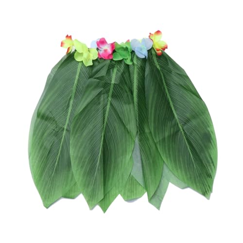 VALICLUD hawaiianische Partyartikel mottoparty hawaii Hawaiian themed party hawaii accessoires green grass skirt Hawaiian costume Abend-Performance-Rock Graßrock Strand Grasröcke Requisiten von VALICLUD