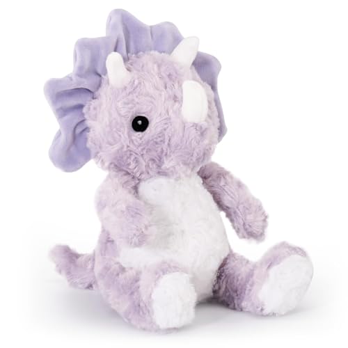 VANLINNY Dinosaurier Kuscheltier 24 cm Plüschtier für Mädchen, Lila Plüschtier, Soft Cuddly Friends, Kuschelfreunde zum Kuscheln und Spielen, Kuscheltier für Mädchen und Jungen, Waschmaschinenfest von VANLINNY