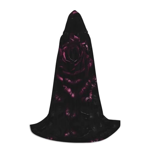 VANTUT Kapuzenumhang mit Kapuze, Gothic-Rose, Uni, Erwachsene, mit Kapuze, Halloween, Karneval, Kostüm-Zubehör von VANTUT