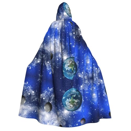 VANTUT Planet Galaxy Uni Kapuzenmantel für Erwachsene, leicht, für Halloween, Cosplay-Kostüme von VANTUT