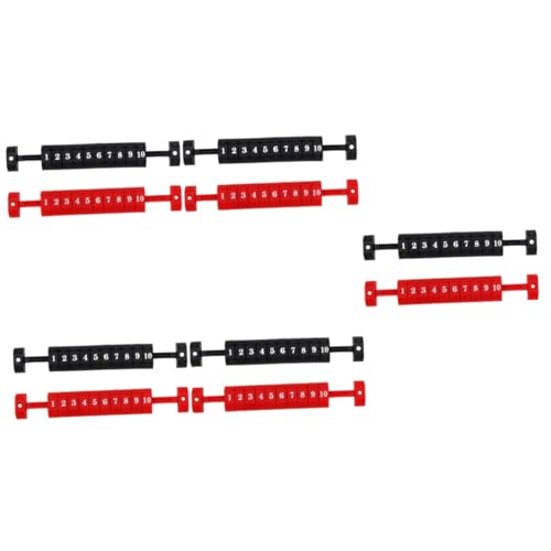 VANZACK 10 STK Tischtennis wertung Zubehör für Tischspiele Fußball multifunktionale Punktezählerstangen Multifunktions Punktezähler Torhüter Punktezähler für Desktop-Spiele Plastik von VANZACK